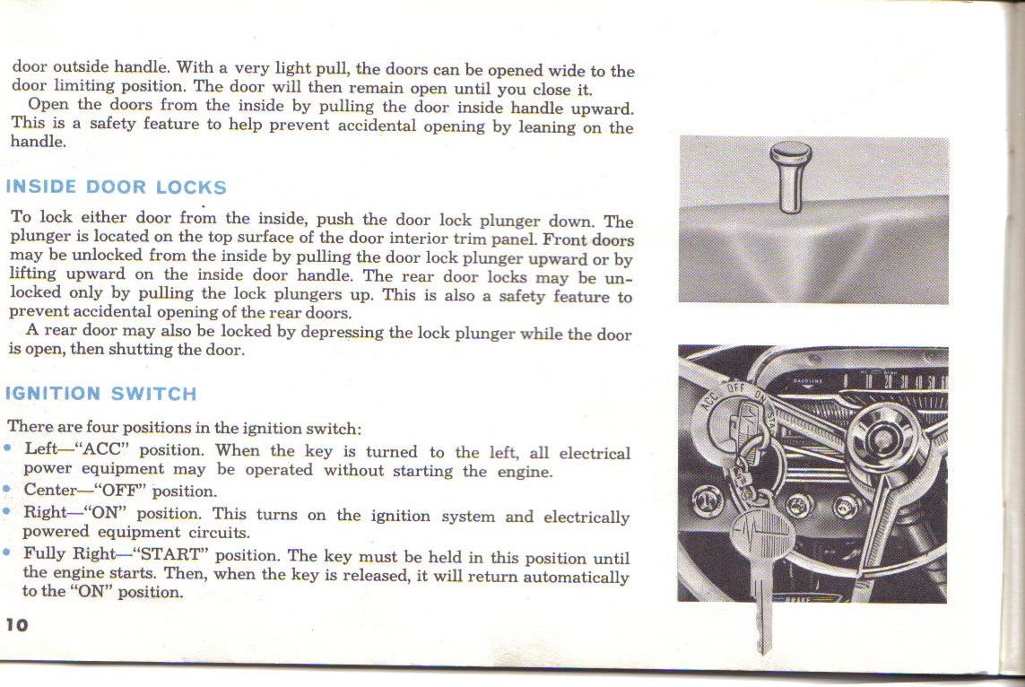 1963 Mercury Comet Owners Manual Page 22